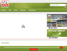 Tablet Screenshot of fressnapf.at